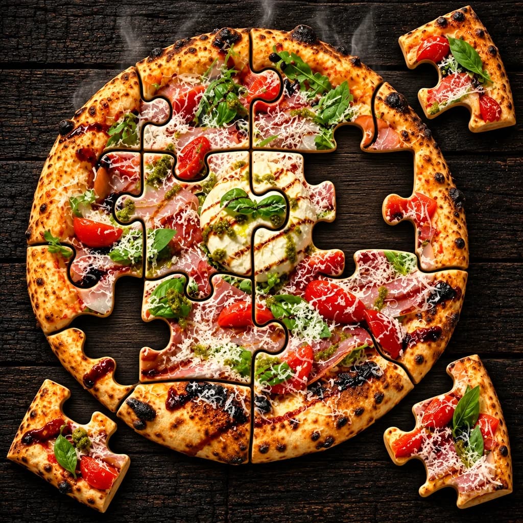 Puzzle Pizza — joc Napoletano