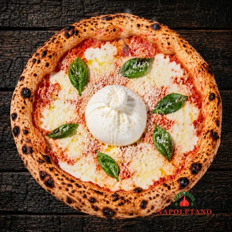 Pizza Regina Margherita — preparat la Napoletano Pizzeria Napoletana București